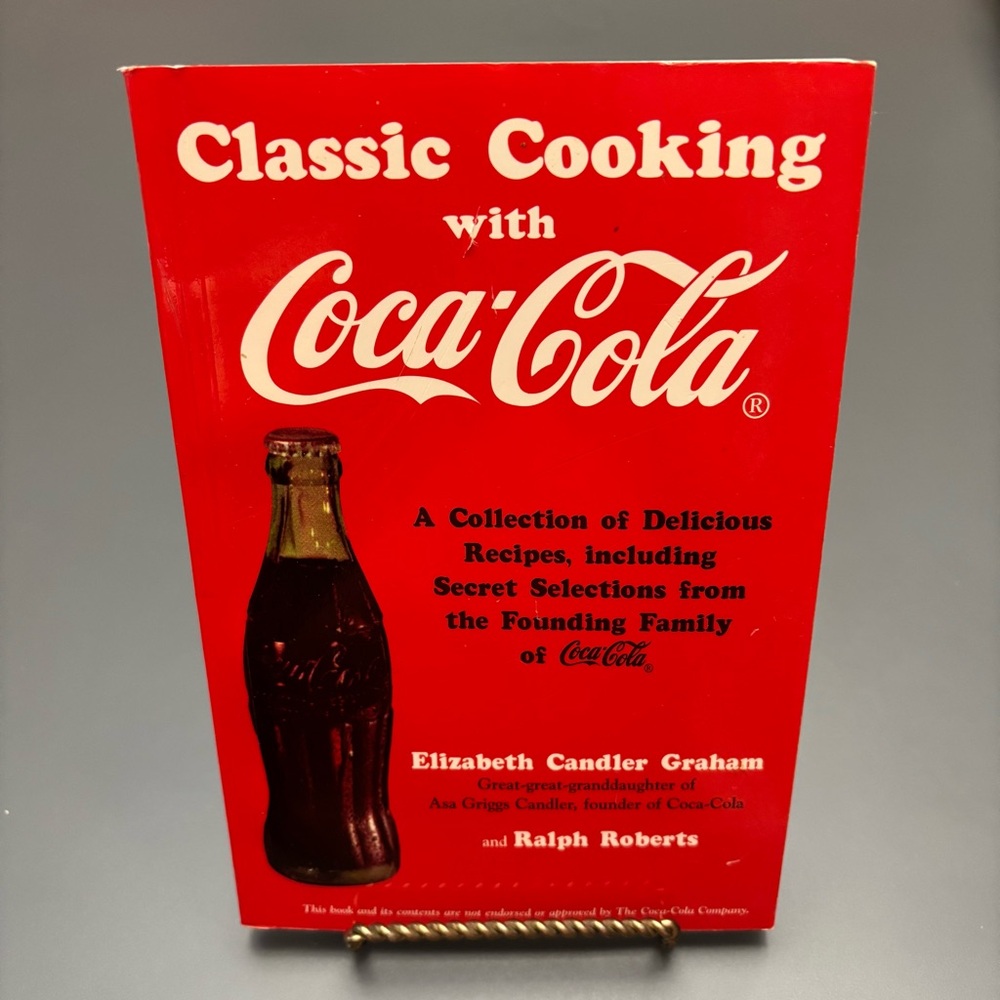 Classic Cooking With Coca Cola Paperback Elizabeth Candler Graham Recipes 1994